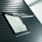 Мансардные дистанционно управляемые окна ROTO / DESIGNO  ROTOTRONIC   WDT R45H WD HEF из дерева  7x9  74х98  площадь остекления  0,48