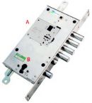 "Mottura 54.K787" (Италия) моноблок сувальдный с евроцилиндром и броненакладкой на раздельной ручке