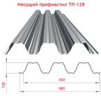 Профилированный лист ТПК-ПРОФИЛЬ  ТП-128 , Цинк 0,7 мм , кв.м.
