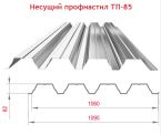 Профилированный лист ТПК-ПРОФИЛЬ  ТП-85   , Цинк 0,7 мм , кв.м.