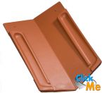 Керамическая черепица JACOBI (Германия) Hohlfalzziegel Z5 "варивель"  ендовая черепица, Натуральная, натуральный красный, шт.