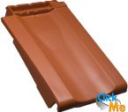 Керамическая черепица JACOBI (Германия) Standard-Grossfalzziegel Z10  боковая черепица, Левая/Правая Натуральная,  натуральный красный, шт.