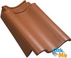 Керамическая черепица JACOBI (Германия) Hohlfalzziegel Z5 "варивель"  боковая черепица, Левая/Правая Натуральная, натуральный красный, шт.