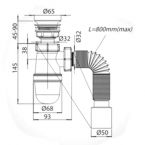 Сифон SoloPlast Умывальник Т0005 шт.