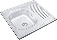 Мойка накладная Decor STL 600*600    0.8mm  (R) шт. ― ClickMe