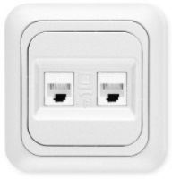 ВИКО Yashemin В2434 розетка комп"юторна  двойна ― ClickMe