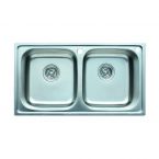 Мойка прямоуг.1-я,врезн. 780х430х200 Decor UA5104ZS шт.