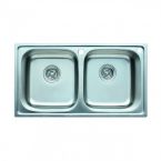 Мойка 2-я. врезн. 780х430х200 decor UA5104ZS шт.
