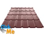 Металлочерепица Ruukki  Decorrey TS28-400-1130  покрытие  PE  толщина мет.   0,5 полная ширина 1181, кв.м.