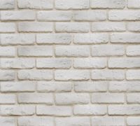 Гипсовый камень ТМ RUSTIKA Кирпич античный KA 0 - белый ― ClickMe