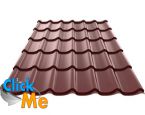 Металлочерепица Ruukki  Monterrey TS39-350-1100  покрытие  PE  толщина мет.   0,5 полная ширина 1180, кв.м.