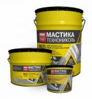Мастика кровельная ТЕХНОНИКОЛЬ №21 "Техномаст"  Мастика упакована в металлическое вёдро 3 л. Вес нетто 3 кг.