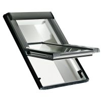 Мансардные дистанционно управляемые окна ROTO / DESIGNO  ROTOTRONIC   WDT R45H HE из дерева  6x11  65х118  площадь остекления  0,5 ― ClickMe