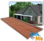 Композитная черепица METROTILE   Лист Метровиксен  1350мм  410мм  полезная площадь 0,463 м2 Кофе, Красный, Серый, Зеленый, Терракотовый, Голубой, Черный, Терракотово-желтый, Кофейно-серый, Терракотово