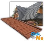 Композитная черепица METROTILE   Лист Метровуд  1325мм  410мм  полезная площадь 0,463 м2 Кофе, Красный, Серый, Зеленый, Терракотовый, Голубой, Черный, Терракотово-желтый, Кофейно-серый, Терракотово-се