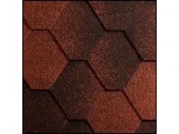 Битумная черепица ICOPAL OY ФИНЛЯНДИЯ  Plano Antique Brick Red, м2 ― ClickMe